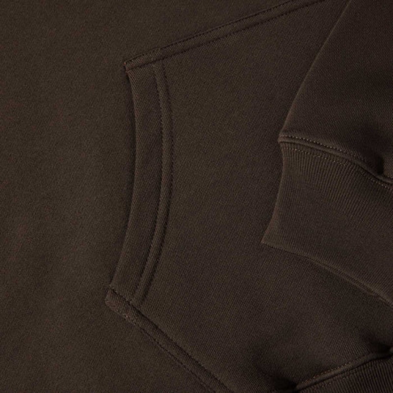 Last Resort AB Atlas Monogram Hoodie Herr Mörkbruna | Sverige-0958234