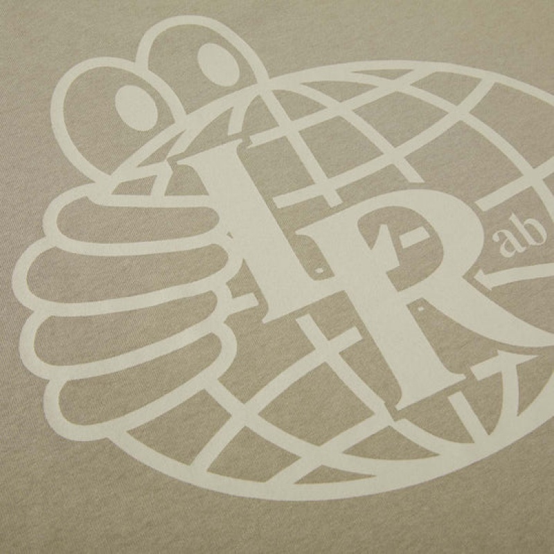 Last Resort AB LRAB Atlas Monogram T-shirt Herr Khaki | Sverige-9218047