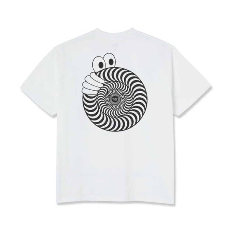 Last Resort AB LRAB x SPITFIRE Swirl T-shirt Herr Vita | Sverige-4087135
