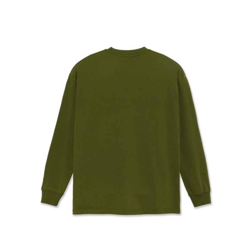 Last Resort AB Script LS T-shirt Herr Gröna | Sverige-8475309