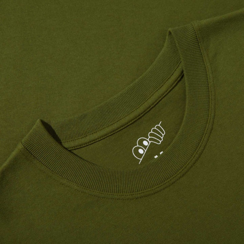 Last Resort AB Script LS T-shirt Herr Gröna | Sverige-8475309