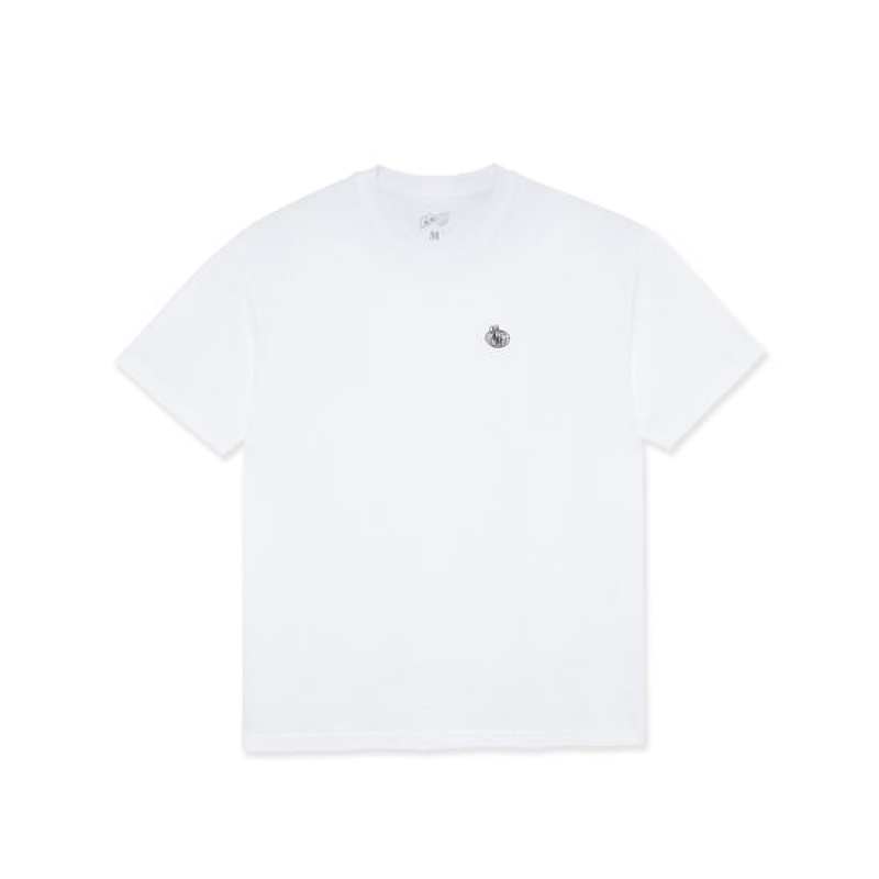 Last Resort AB Small Atlas T-shirt Herr Vita | Sverige-6821094