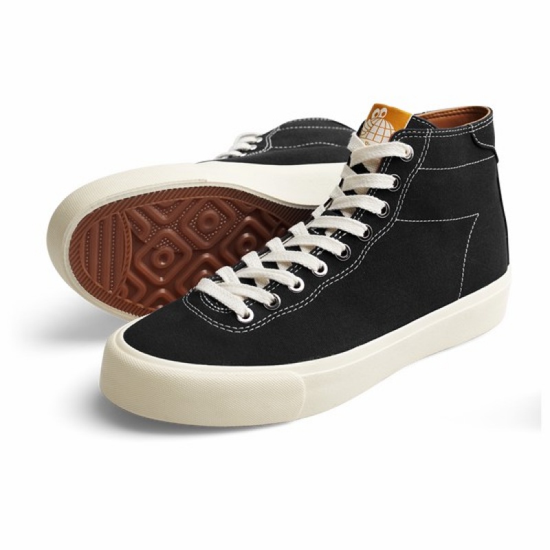 Last Resort AB VM001 Canvas Hi Skateskor Herr Svarta Vita | Sverige-0327168