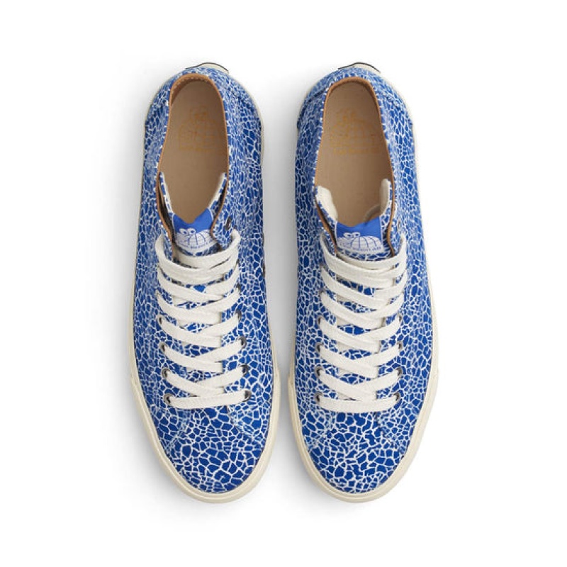 Last Resort AB VM003 Canvas Hi Skateskor Herr Blå Vita | Sverige-3267184