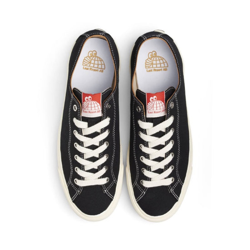 Last Resort AB VM003 Lo Canvas Skateskor Herr Svarta Vita | Sverige-6210394
